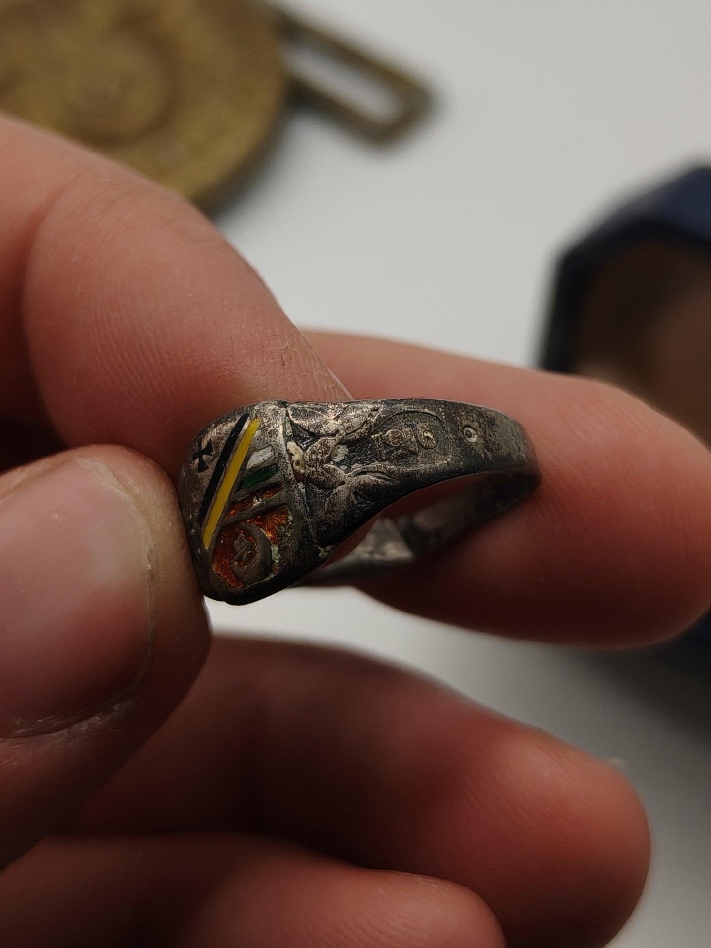 Anillo Plata Imperio Otomano, Italia y Alemania. IWW