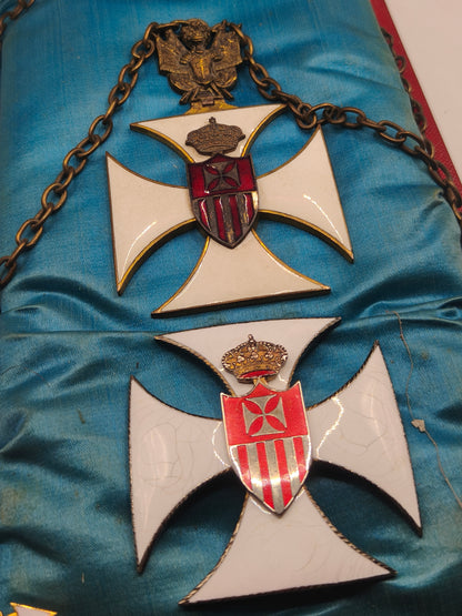 Commander set of the Order of Our Lady of Mercy. Spanish Chapter.
