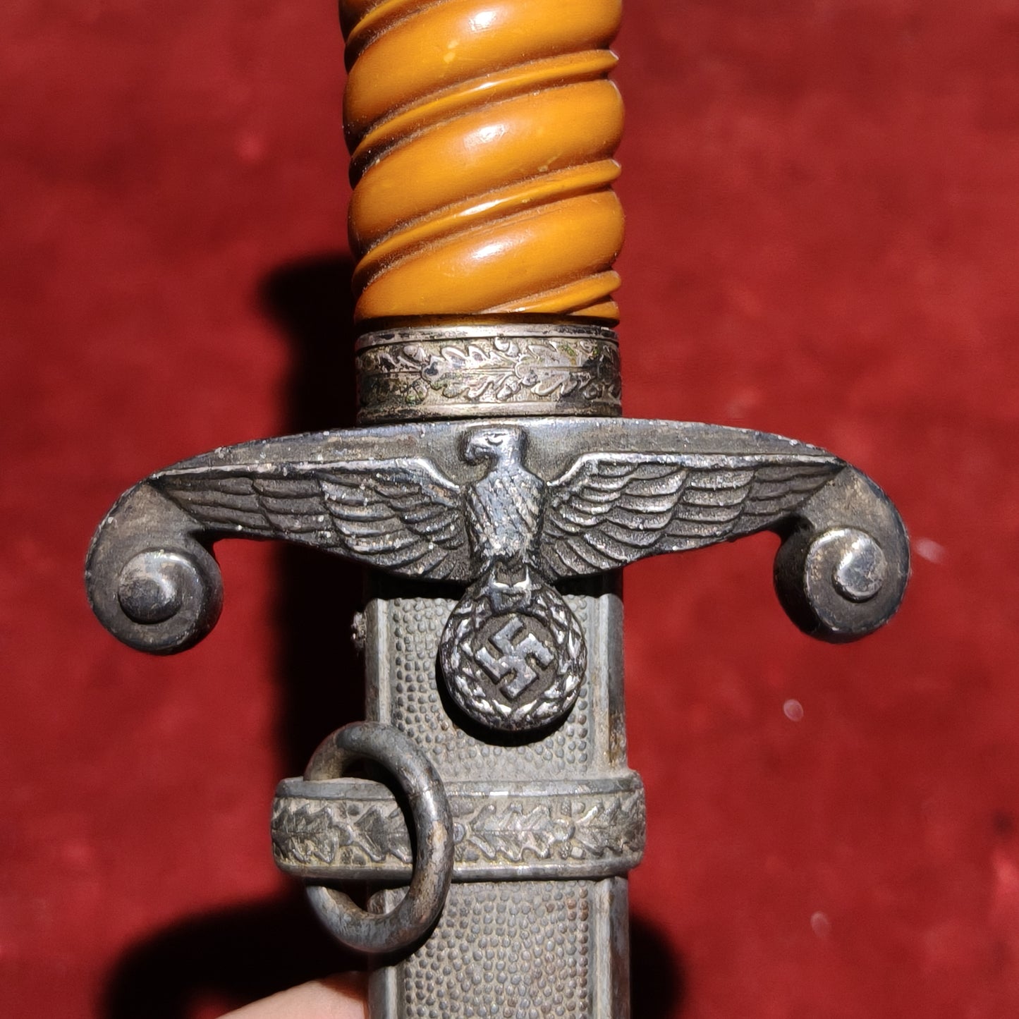 Daga oficial Wehrmacht Sin marcas en hoja