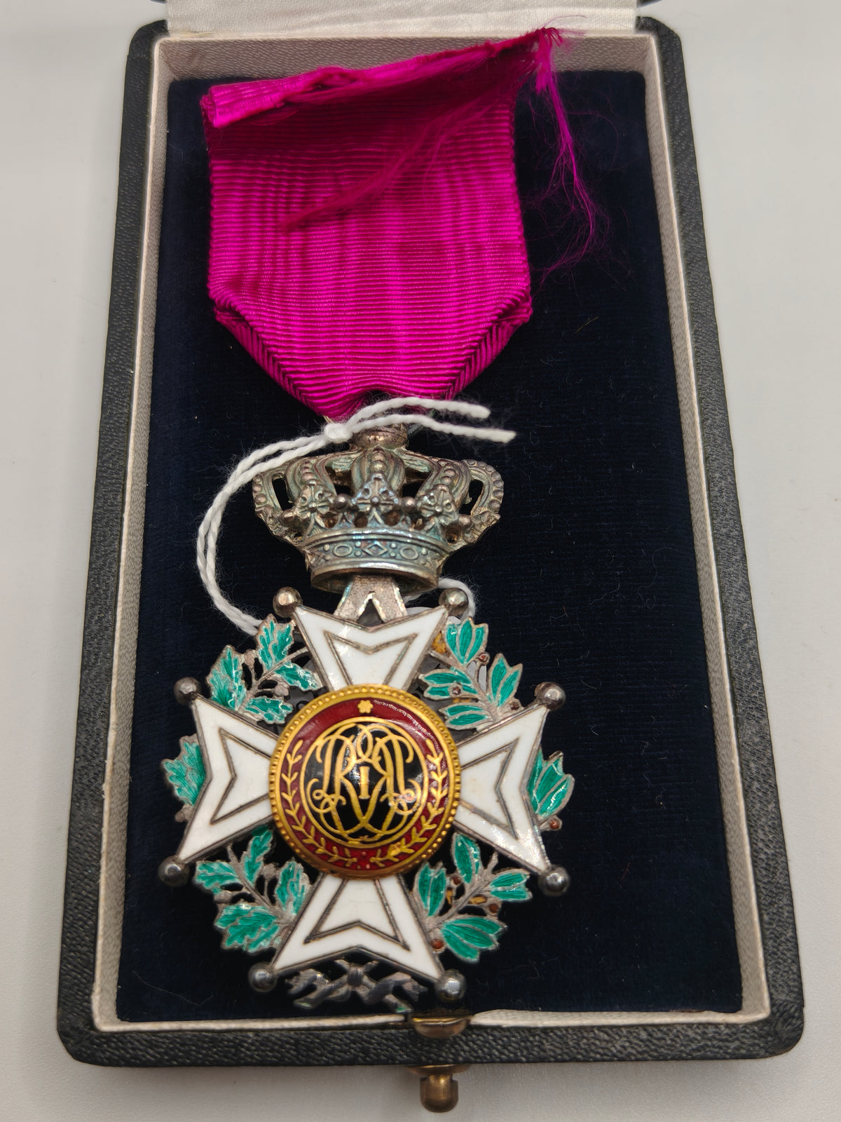 Order of Leopold of Belgium, Medal Class with Case.
