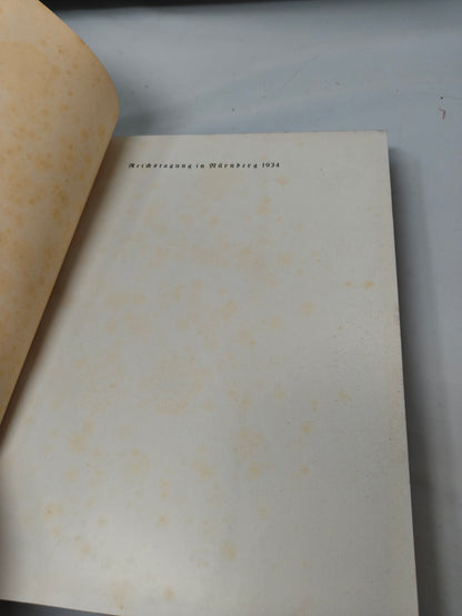 Núremberg Book 1934. IIWW original Germany.