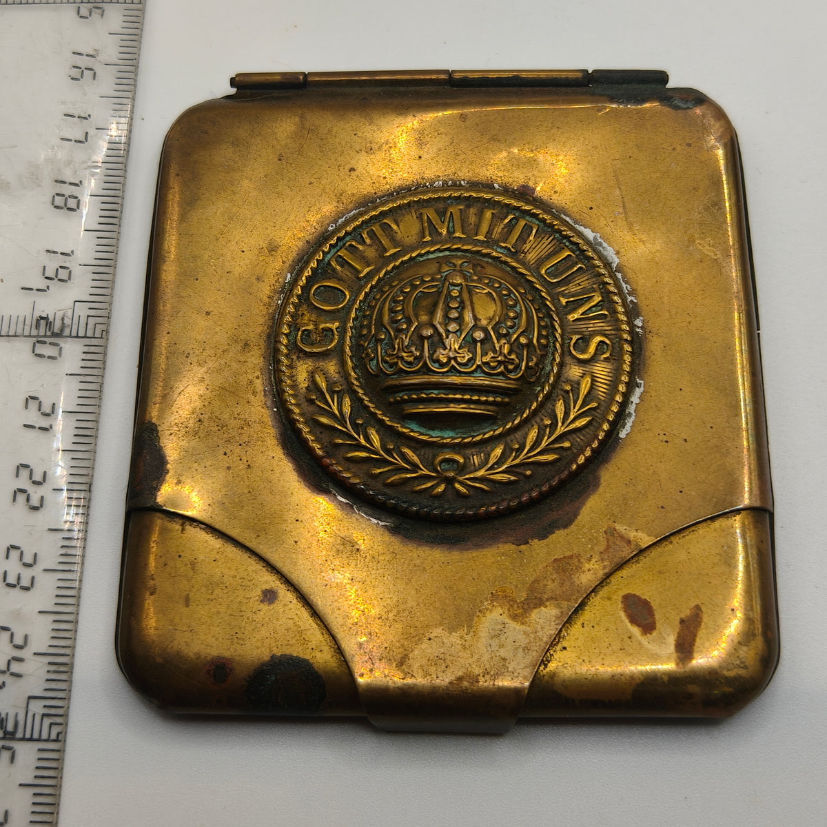 Cigarettes Case IWW, Germany. Trench Art.