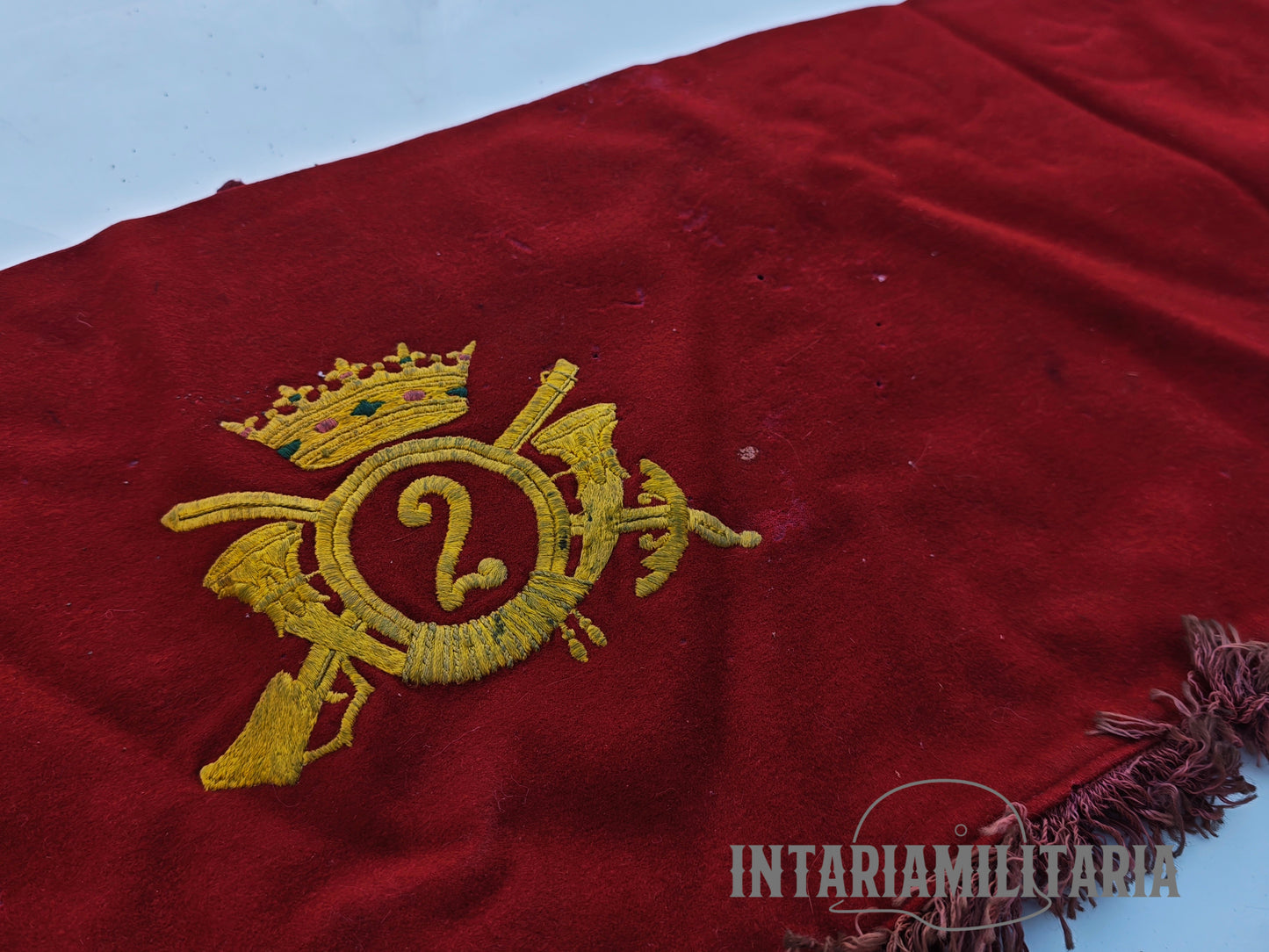 Bandera de tambor infantería regimiento N2. España