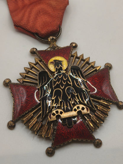 Cisneros Medal Order. Spain Phalanx.