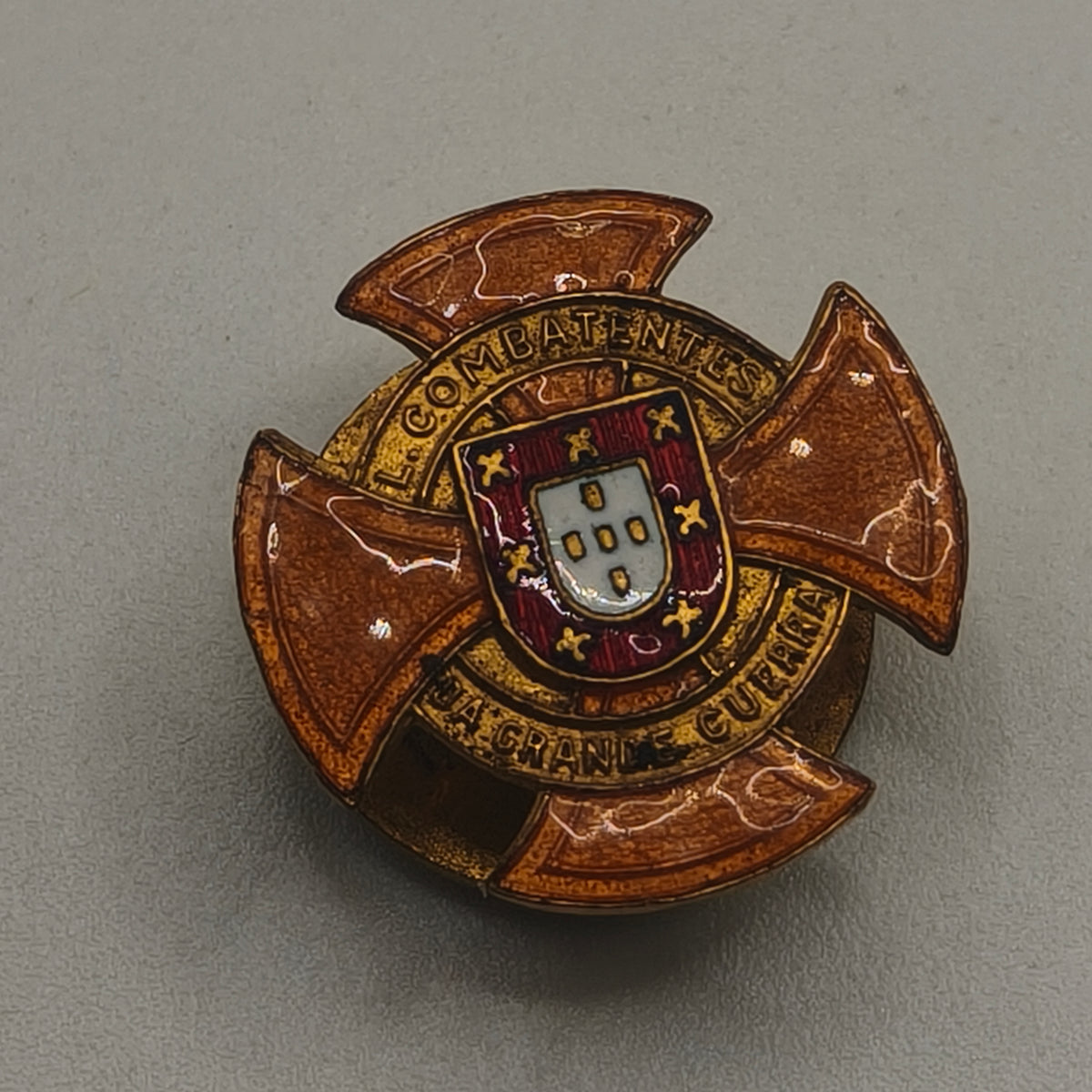 Excombatients Badge, Portugal IWW.