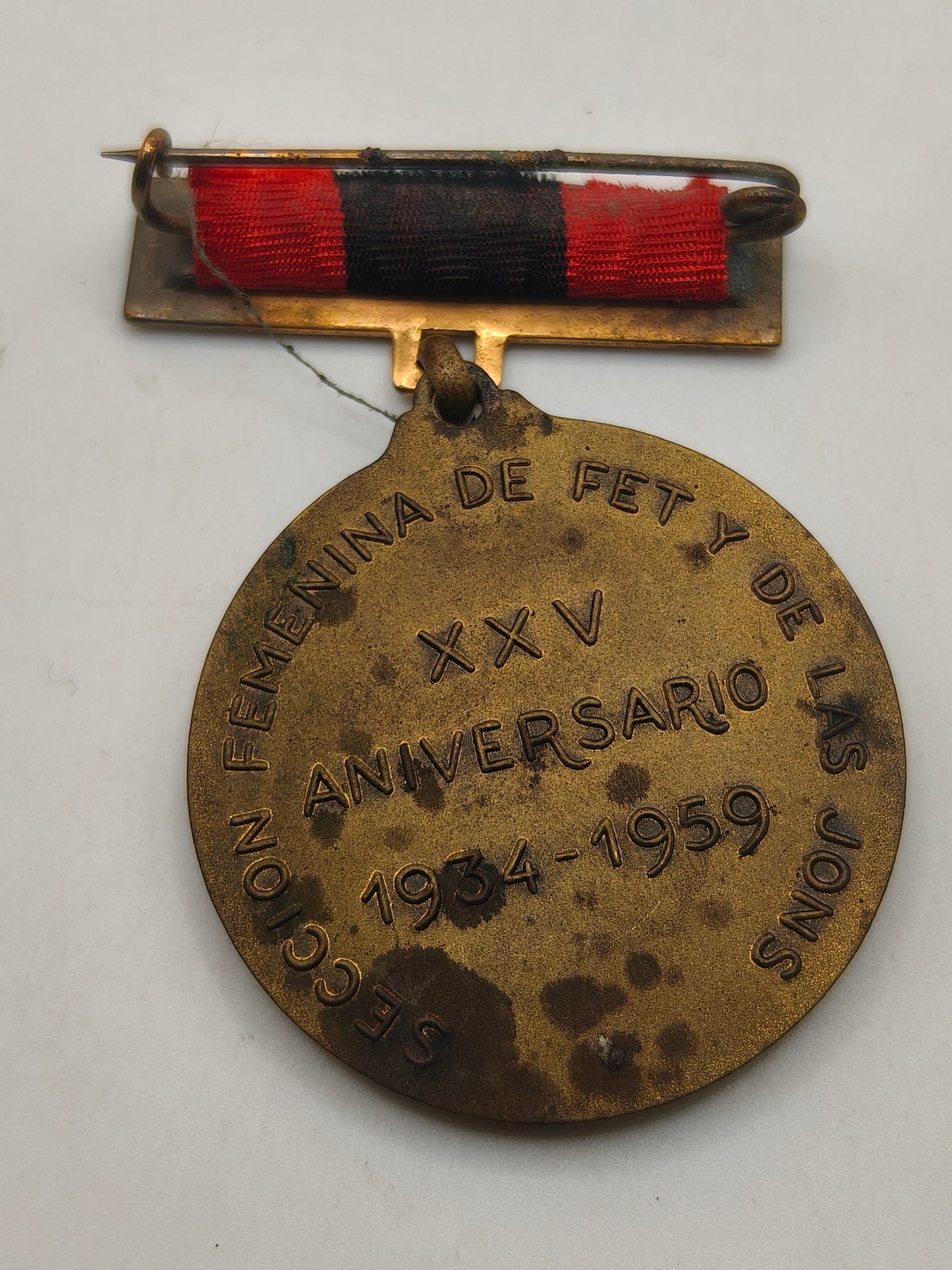 Jose Antonio's medal, commemorative Phalanx. Spain