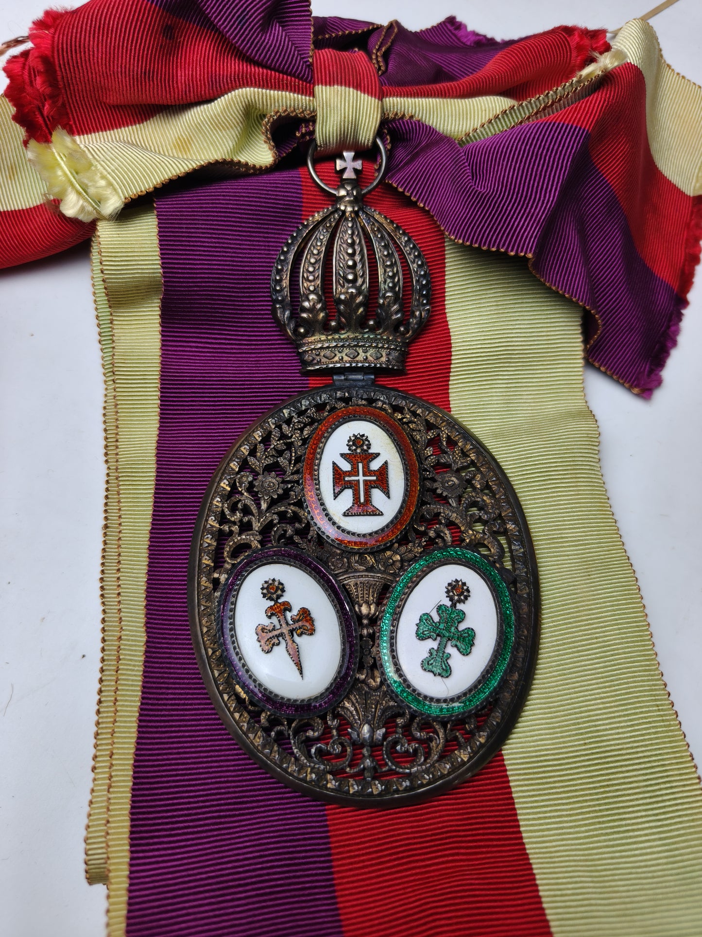 Brazilian Triple Order Badge of Grand Cross.