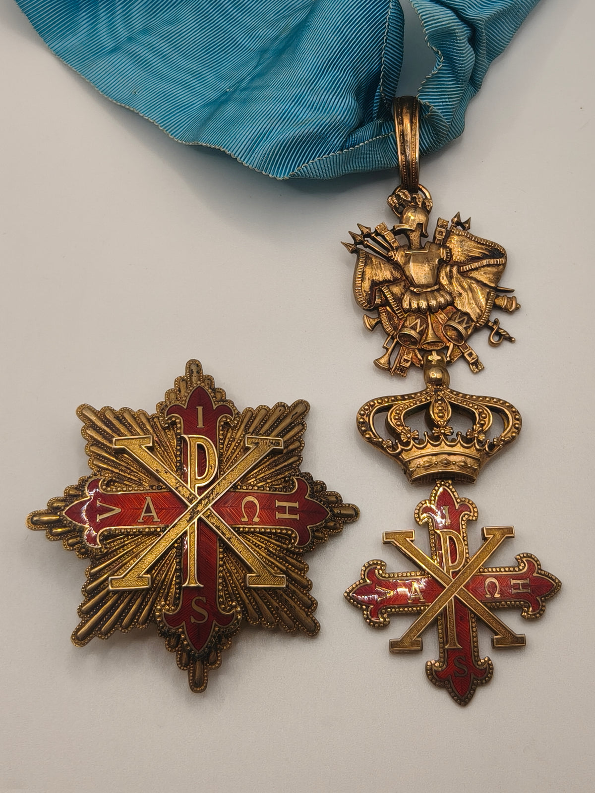 Constantinian Order Grand Commander set. Vatican