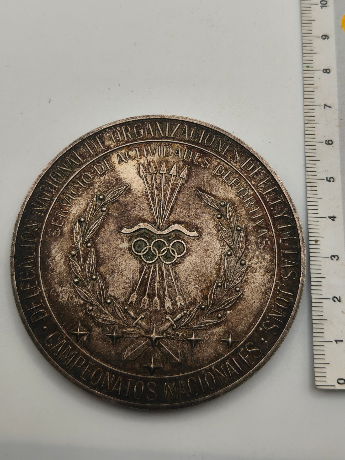 Phalanx Gun Shoot Medal. Spain Franco's period.