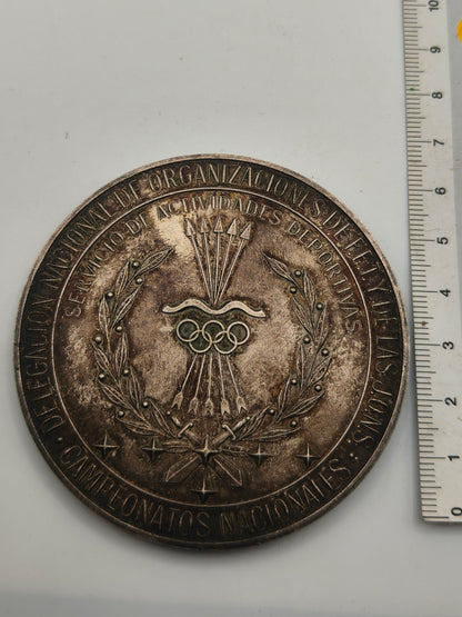 Phalanx Gun Shoot Medal. Spain Franco's period.