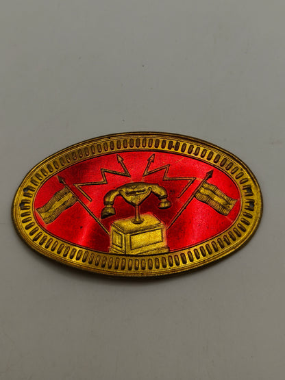 Enseña distintivo de retransmisiones. II República (Guerra Civil Española)
