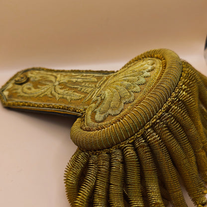 Hombreras de gala de Almirante hilo de oro