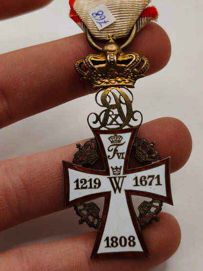 Medalla orden de Dannebrog Dinamarca