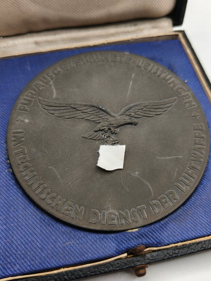 Goering Luftwaffe Technical Merit Plaque. IIWW Germany.