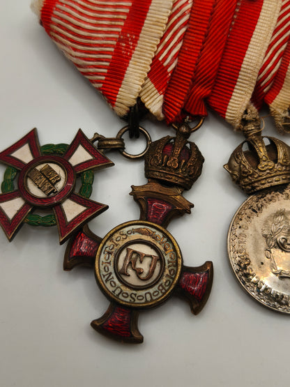 Austrian medal bar. Pre IWW Francisco José
