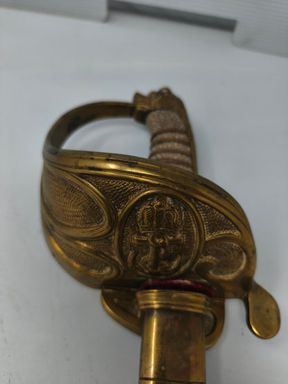 Navy Italian Ceremonial Saber. IIWW