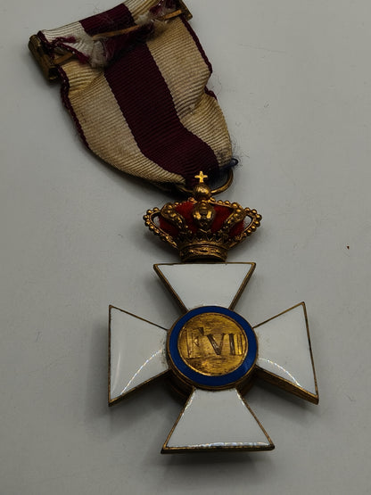 Cruz orden san Hermenegildo. Alfonso XIII