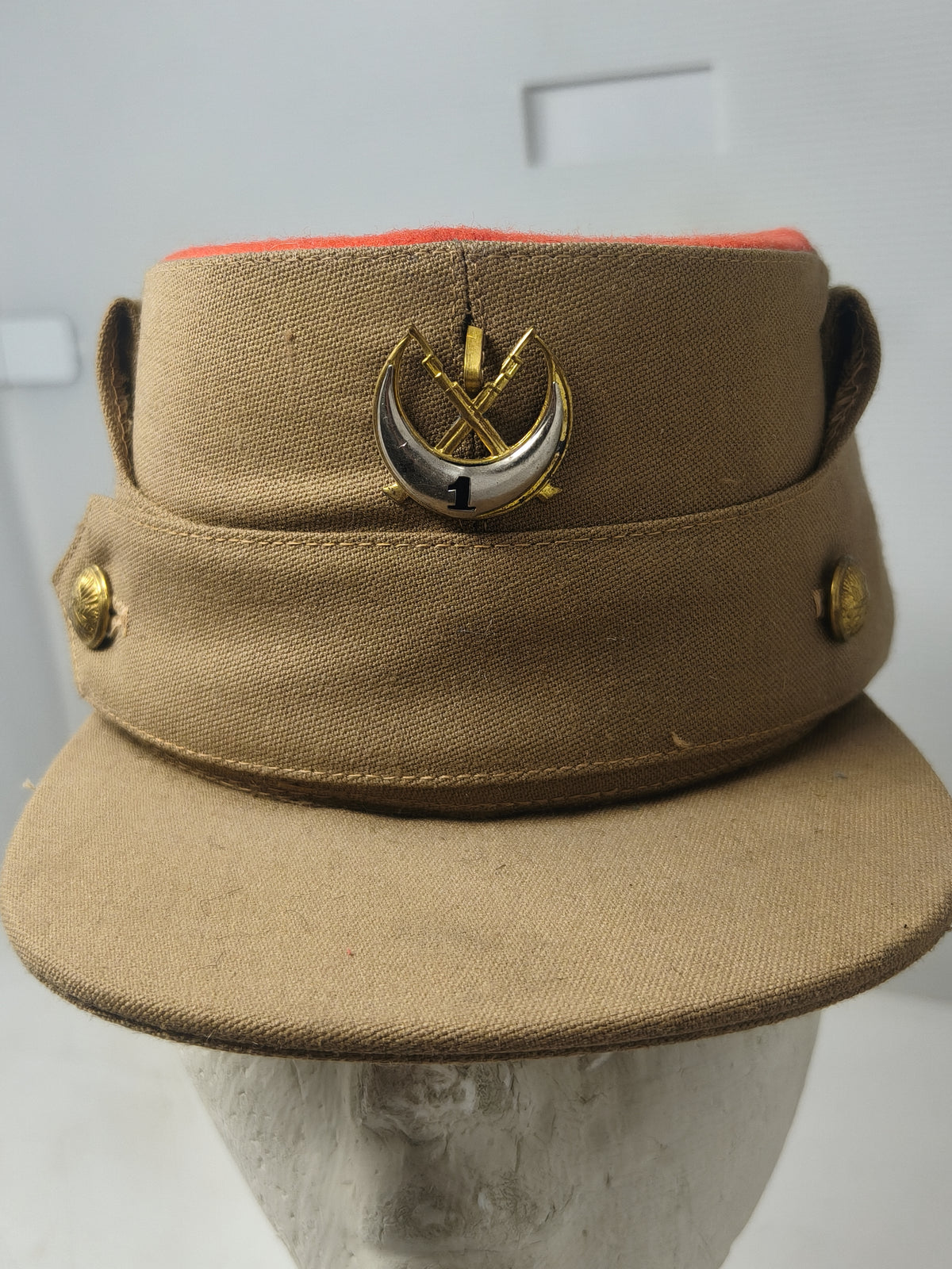 African Army Officer Hat. Franco's Period, Spain.
