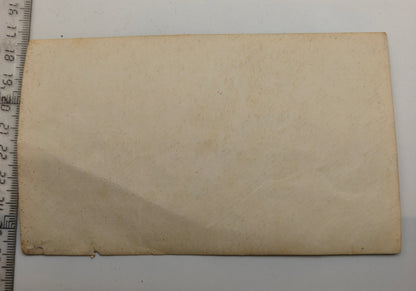 IWW German Tank and Card. Original.