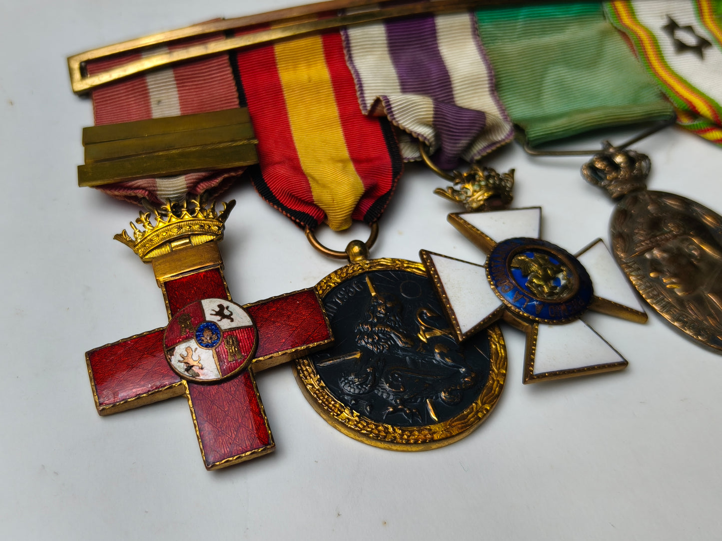 Medal Spanish Medal Bar, Africa's War and Spanish Civil War.