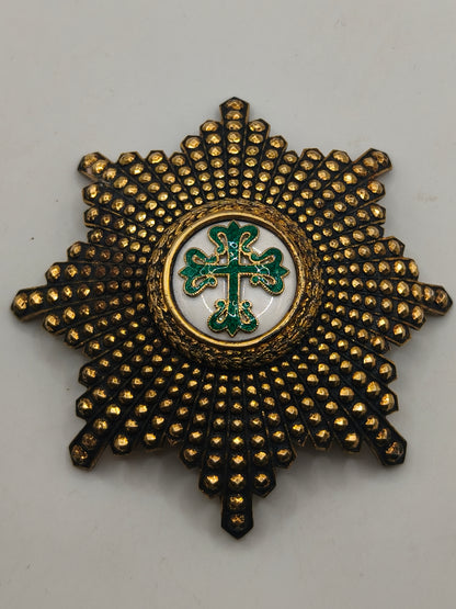 Aviz Order Grand Cross. Gold silver. Portugal.