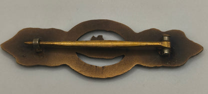 Submarine Clasp, U-Boot, Bronze Version, 1957 model. Germany.
