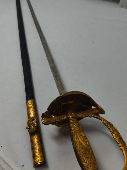 Spanish diplomatic dress sword