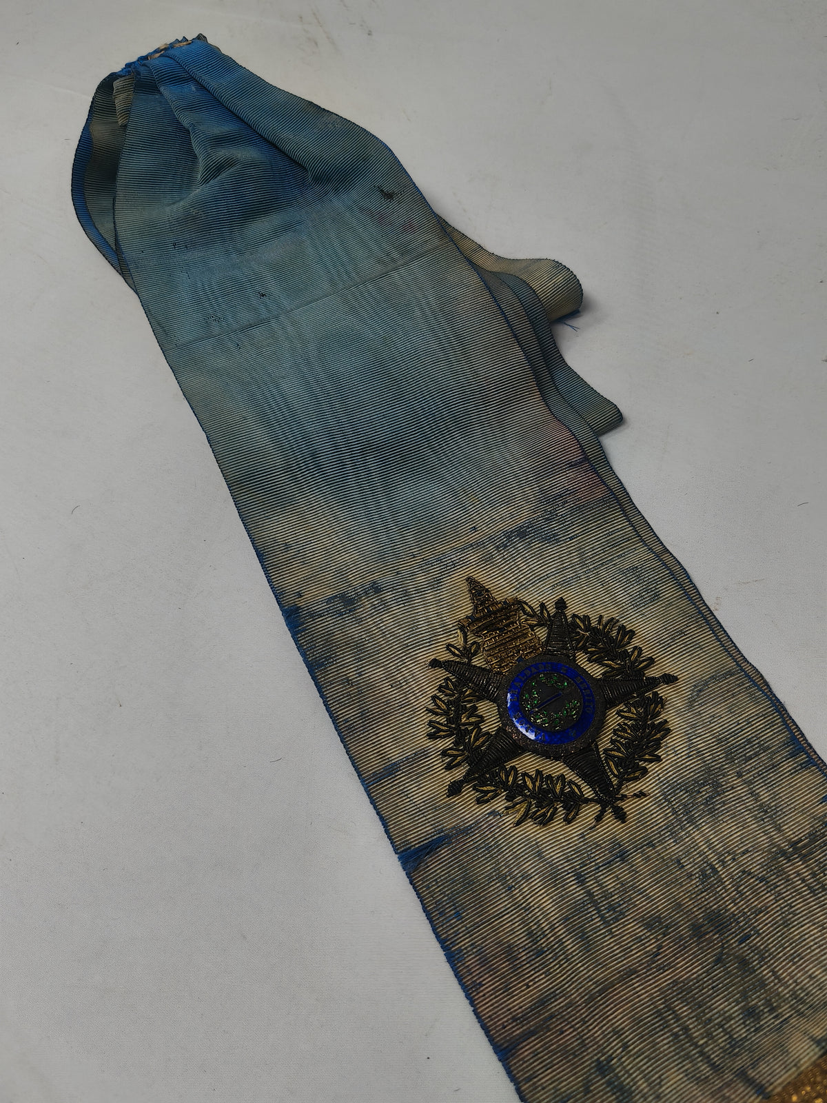 Order of The Sword and Tower, Sash. XIX Century, Portugal.