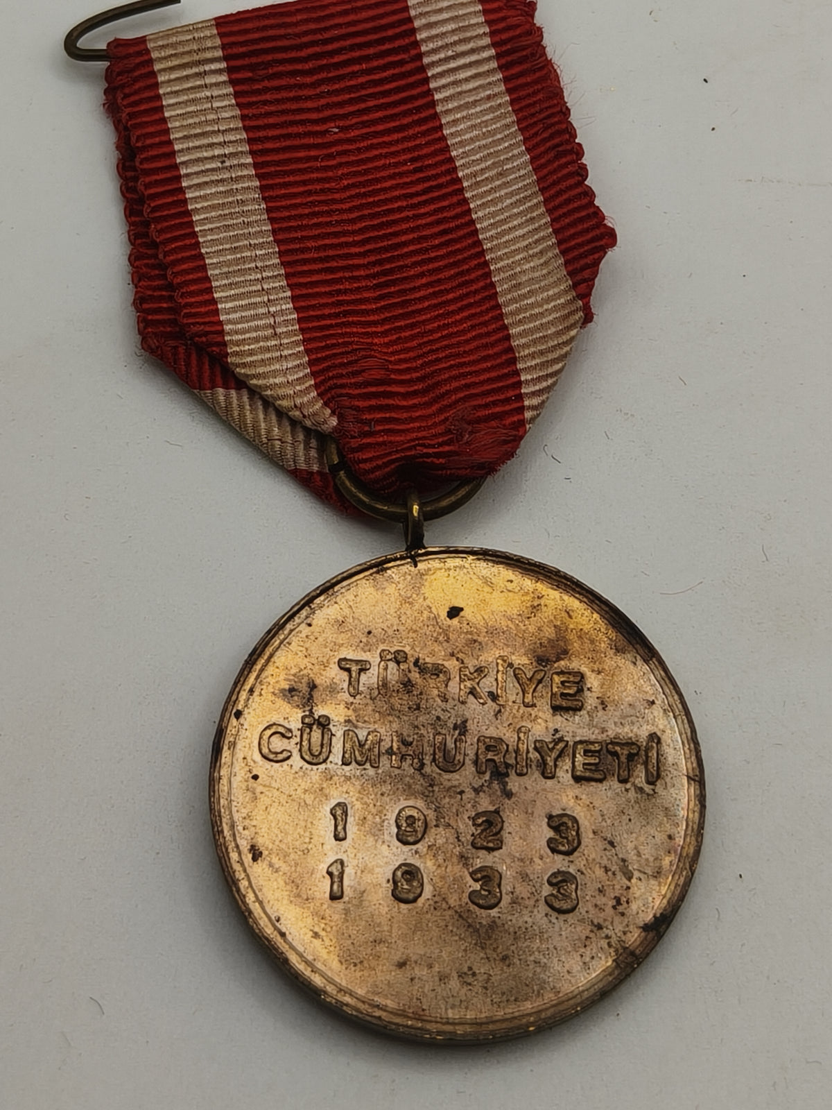 Turkey Commemorative Medal for the 10th Anniversary of the Turkish Republic 1923 1933