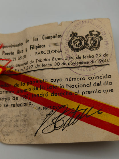 Medalla veteranos guerra de Cuba y Filipinas