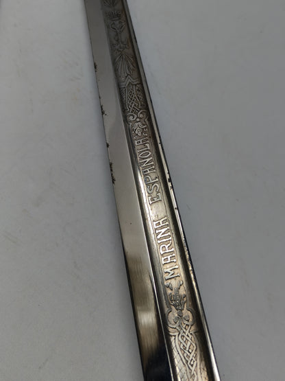Spanish Marine Ceremonial Saber. Franco's period.