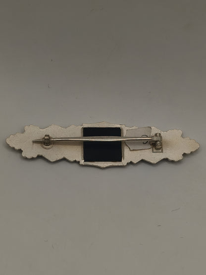 Silver infantry attack bar badge. 1958 model III reich