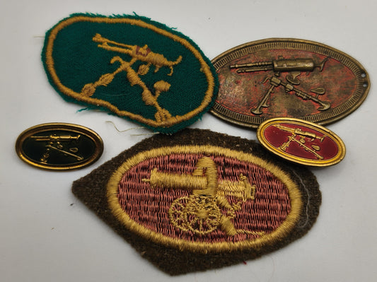 Machine Gunner Badges. Spanish Civil War