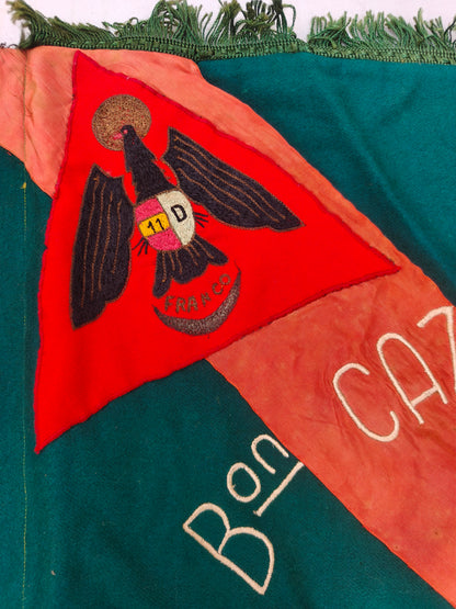 Bandera Cazadores Melilla Agrupación A de Infanterías. Época Guerra Civil Española