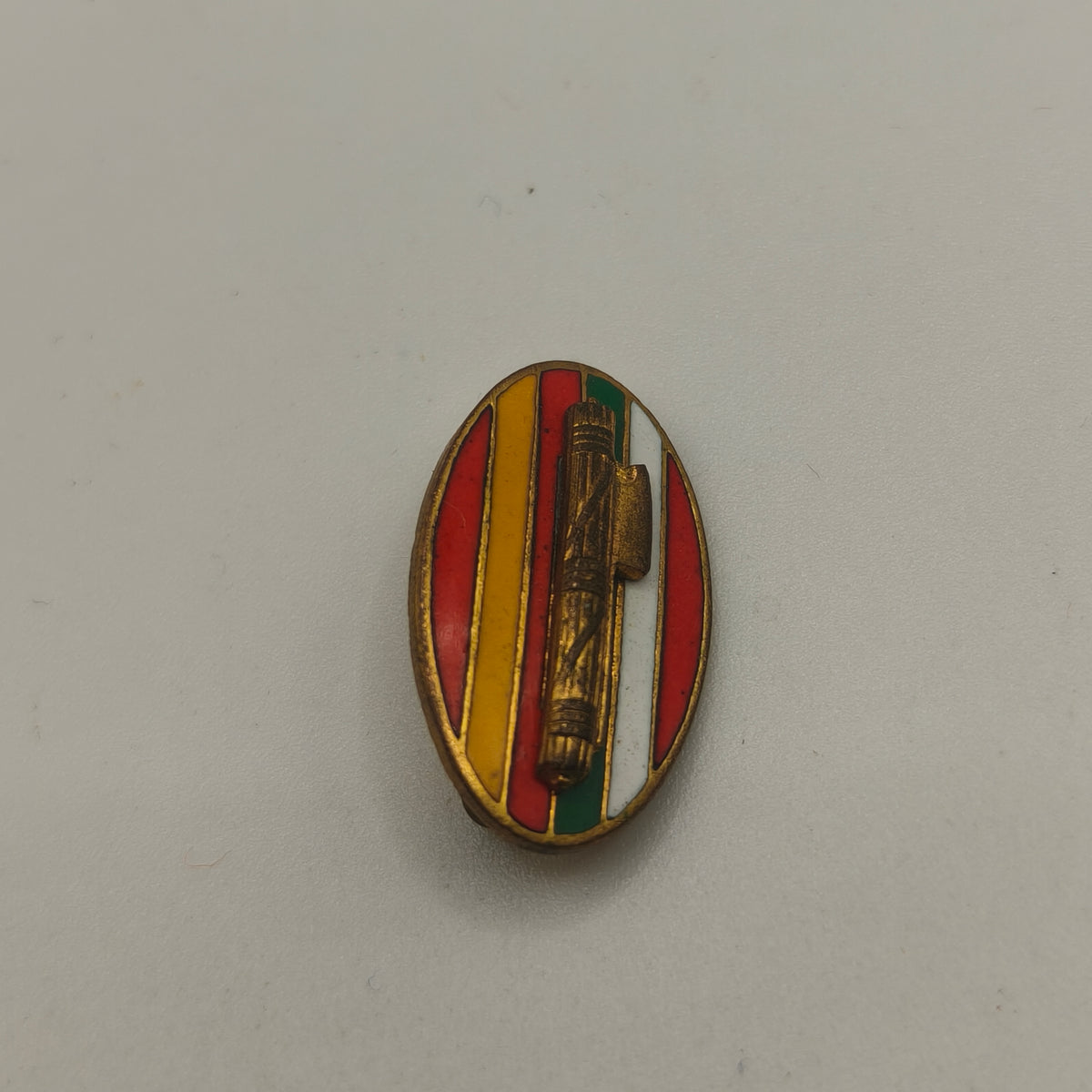 Enameled PNF Badge, Spanish Civil War.