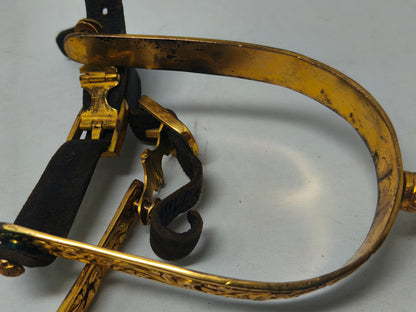 General Cavalry Military Golden Spurs . Spain Alfonso XIII.