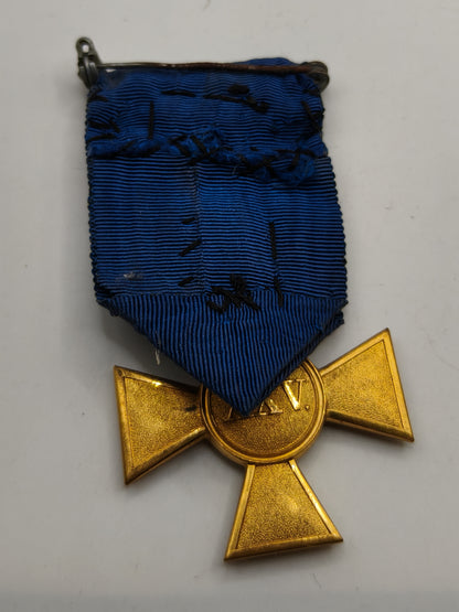 Prussian 25-Year Long Service Cross for Officers. Prussia.