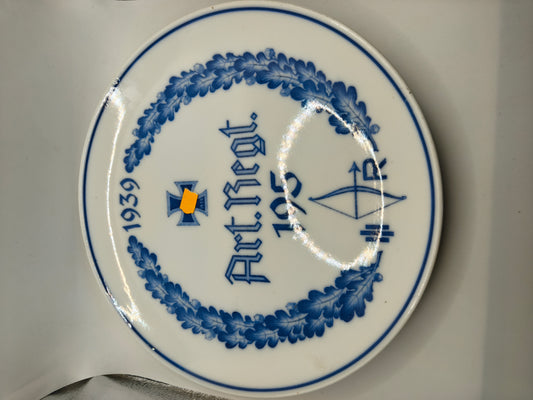 Plato Artillería Regimiento 195 Wehrmacht 1939. Meissen (IIWW)