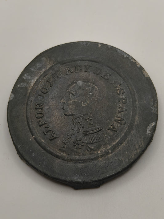 Espejo de Campaña África Alfonso XIII