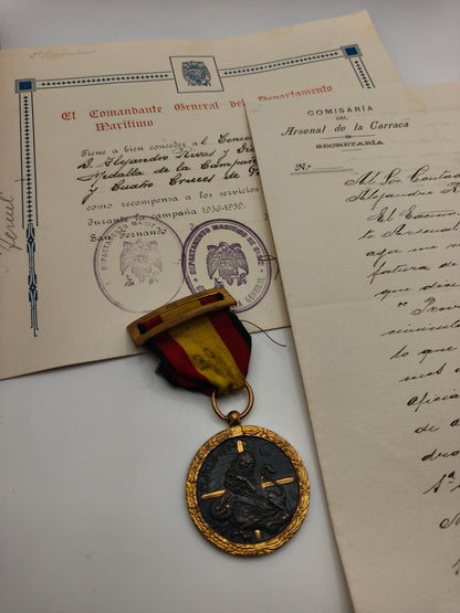 Campaign Medal 1936-1939, Spain, Civil War. Legion Condor.