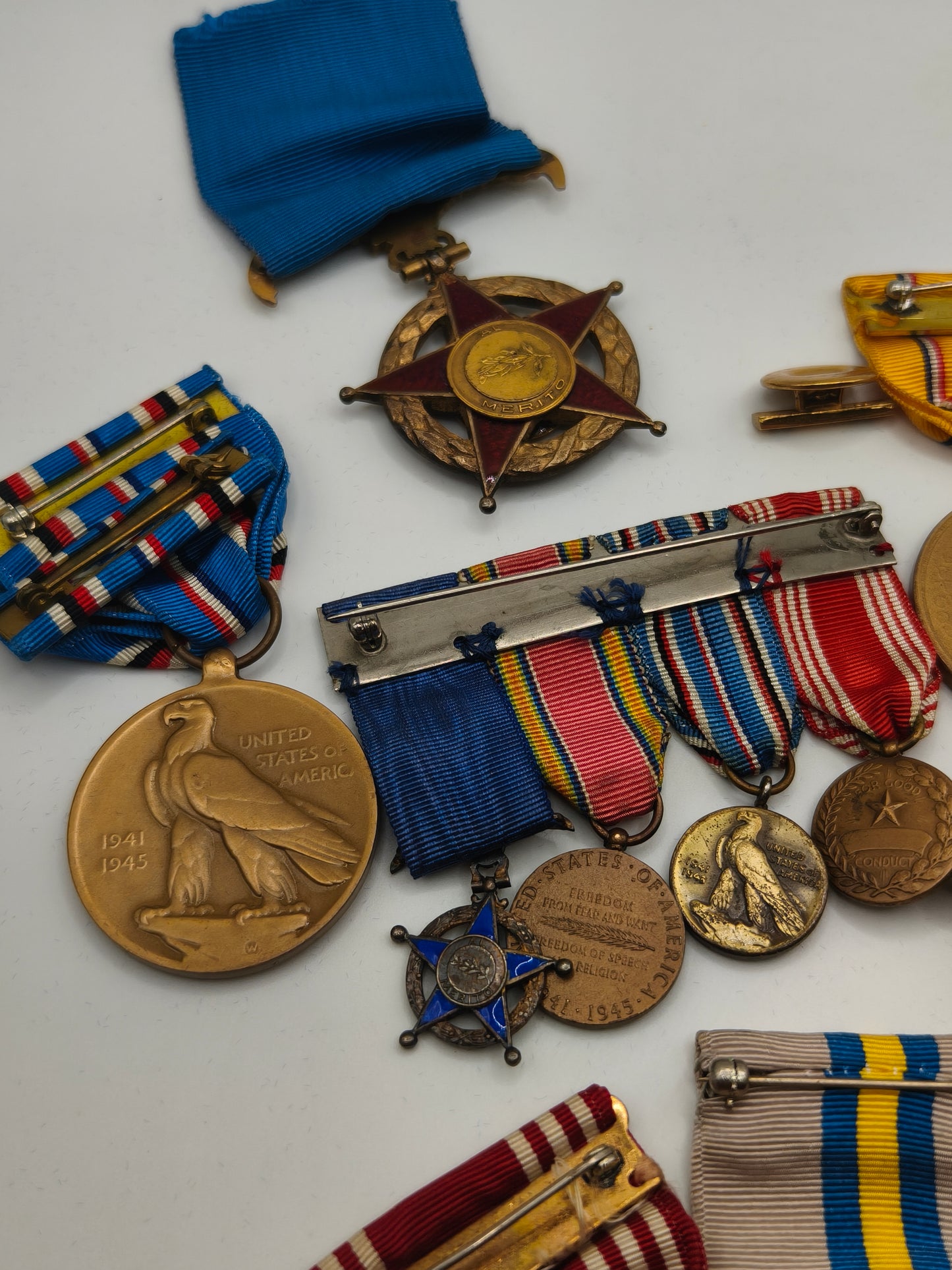 Lote medallas veterano IIWW. USA