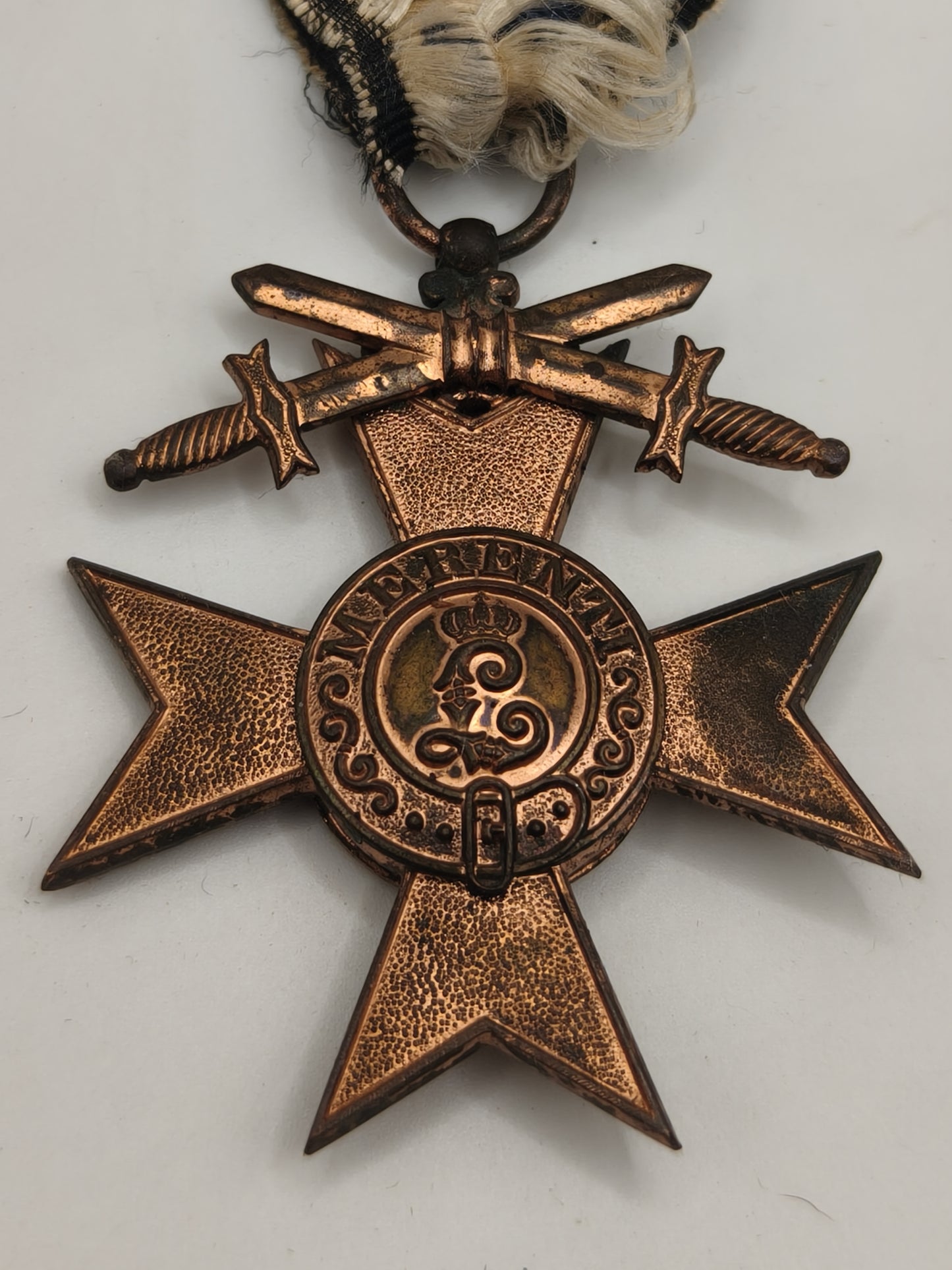 Bavarian Military Order Medal with swords.