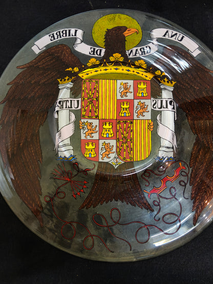Plato Escudo águila de San Juan. España