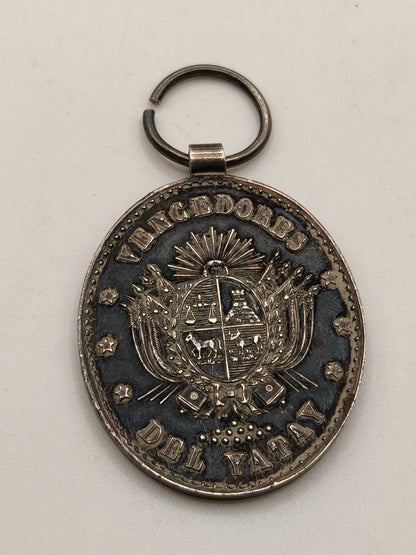 Yatay Battle Medal, Uruguay. War of the Triple Alliance.