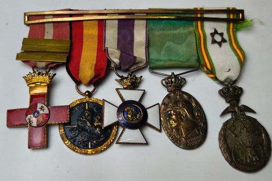Medal Spanish Medal Bar, Africa's War and Spanish Civil War.