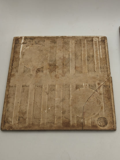 Porcelain Wehrmacht Plaque 1942 Belgium. IIWW