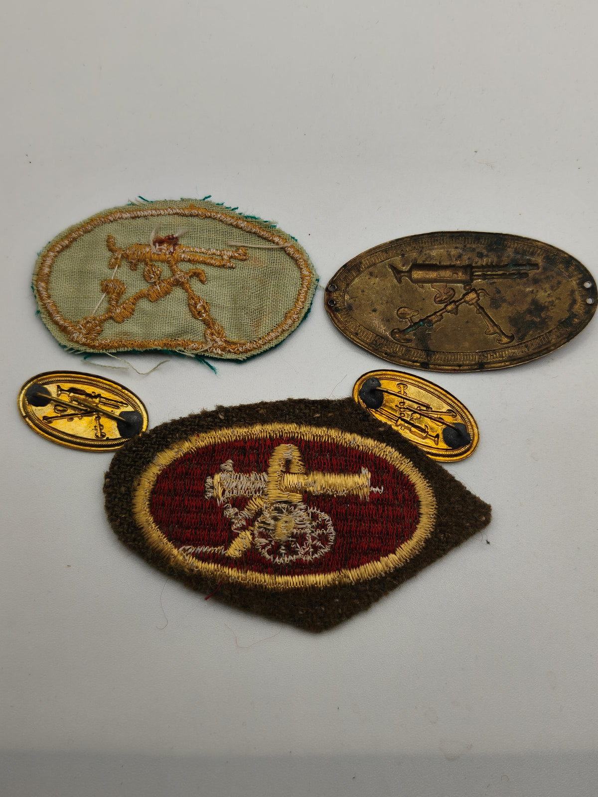 Machine Gunner Badges. Spanish Civil War