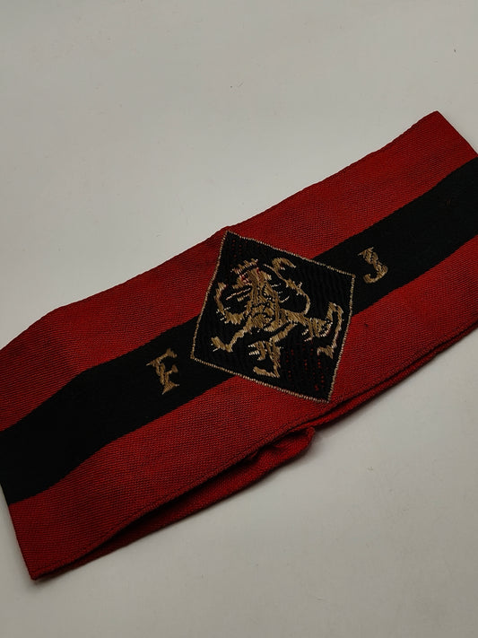 Brazalete de Falange juventudes. Época Franco España