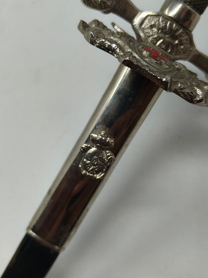 Espadín de Gala Cruz Roja. Época monarquía España