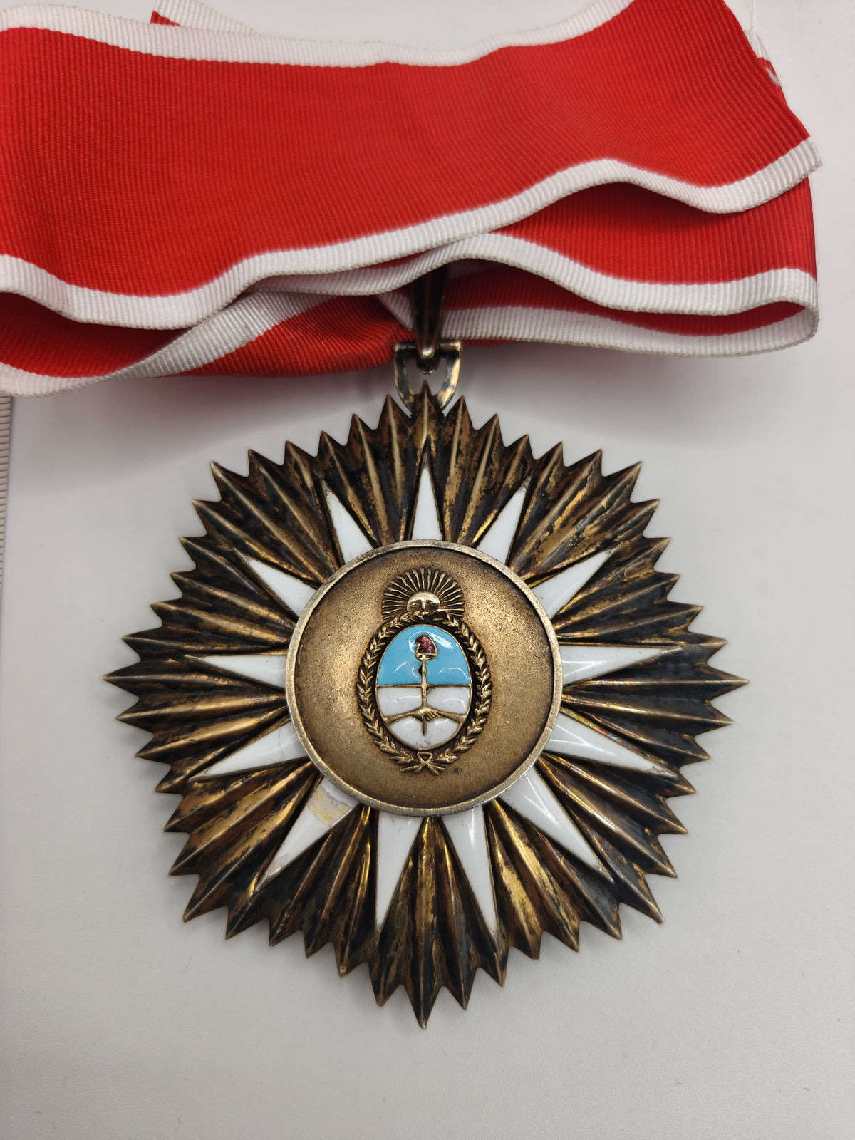 Commander Medal Order of May , Argentina. Big Size.